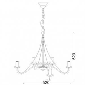 ΚΡΕΜΑΣΤΟ ΚΑΦΕ ΜΕΤΑΛΛΙΚΟ 5ΧΕ14 