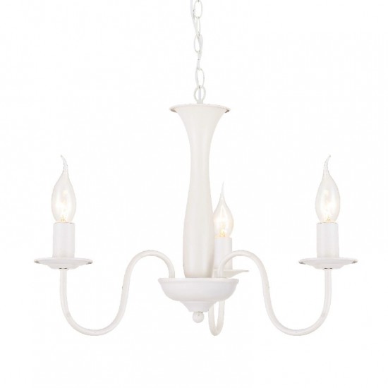 ΚΡΕΜΑΣΤΟ Φ/Σ 3ΧΕ14 ΜΕΤΑΛΛΙΚΟ ΛΕΥΚΟ Φ49,5ΧΗ89,5CM