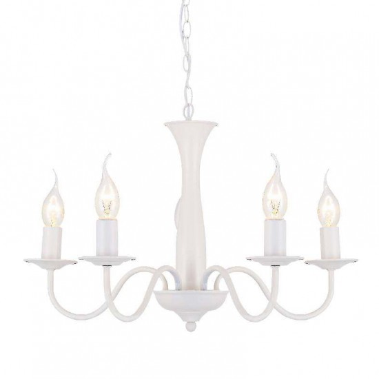 ΚΡΕΜΑΣΤΟ Φ/Σ 5ΧΕ14 ΜΕΤΑΛΛΙΚΟ ΛΕΥΚΟ Φ49,5ΧΗ89,5CM