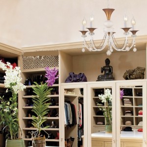 ΚΡΕΜΑΣΤΟ Φ/Σ 5ΧΕ14 ΜΕΤΑΛΛΟ ΠΑΤΙΝΑ ΧΡΥΣΟ+ΚΡΥΣΤΑΛΛΟ Φ51,5ΧΗ93CM