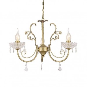 ΚΡΕΜΑΣΤΟ Φ/Σ 3ΧΕ14 ΜΕΤΑΛΛΟ ΧΡΥΣΟ ΜΠΡΟΝΖΕ+ΚΡΥΣΤΑΛΛΟ Φ56ΧΗ96CM