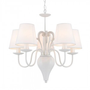 ΚΡΕΜΑΣΤΟ Φ/Σ 5ΧΕ14 ΛΕΥΚΟ ΜΕΤΑΛΛΟ+ΑΜΠΑΖΟΥΡ Φ53ΧΗ99,5CM 