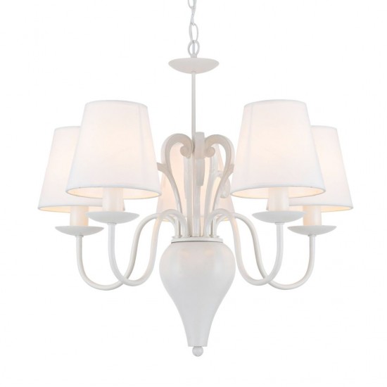 ΚΡΕΜΑΣΤΟ Φ/Σ 5ΧΕ14 ΛΕΥΚΟ ΜΕΤΑΛΛΟ+ΑΜΠΑΖΟΥΡ Φ53ΧΗ99,5CM