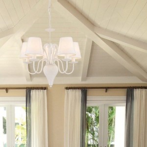 ΚΡΕΜΑΣΤΟ Φ/Σ 5ΧΕ14 ΛΕΥΚΟ ΜΕΤΑΛΛΟ+ΑΜΠΑΖΟΥΡ Φ53ΧΗ99,5CM 