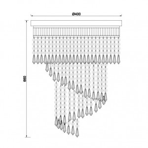 ΚΡΕΜΑΣΤΟ Φ/Σ 7ΧΕ14 ΚΡΥΣΤΑΛΛΟ+ΝΙΚΕΛ Φ40ΧΗ66CM