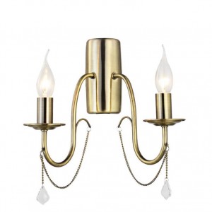 NETTO ΕΠΙΤΟΙΧΟ 2ΧΕ14 ΜΕΤΑΛΛΟ ΑΝΤΙΚΕ ΜΠΡΟΝΖΕ+ΚΡΥΣΤAΛΛΟ+ΑΛΥΣΙΔΑ 17,5X31,5X31,7CM