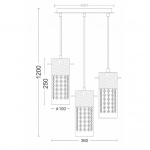 ΚΡΕΜΑΣΤΟ ΡΟΖΕΤΑ ΓΥΑΛΙ ΔΙΑΦΑΝΕΣ ΚΡΥΣΤΑΛΛΟ 3ΧΕ14