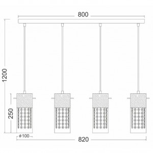 ΚΡΕΜΑΣΤΟ ΡΑΓΑ ΓΥΑΛΙ ΔΙΑΦΑΝΕΣ- ΚΡΥΣΤΑΛΛΟ 4ΧΕ14 