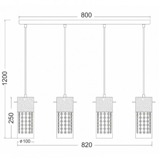 ΚΡΕΜΑΣΤΟ ΡΑΓΑ ΓΥΑΛΙ ΔΙΑΦΑΝΕΣ- ΚΡΥΣΤΑΛΛΟ 4ΧΕ14