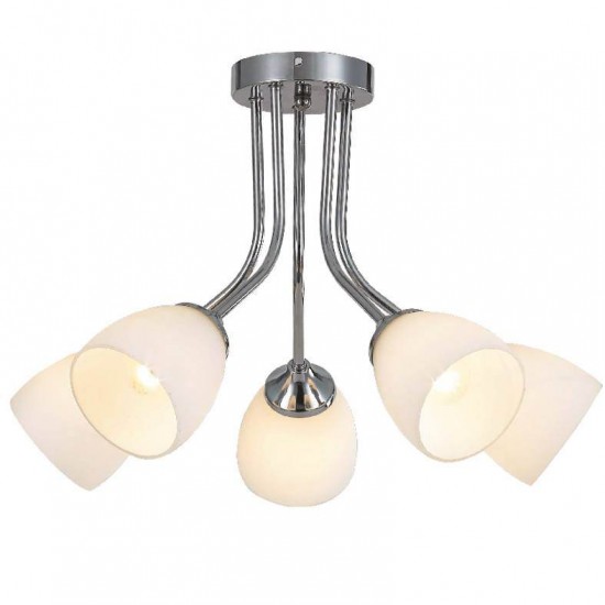 ΟΡΟΦΗΣ ΧΡΩΜΙΟ ΜΕ ΓΥΑΛΙ Φ50CM 5XE14