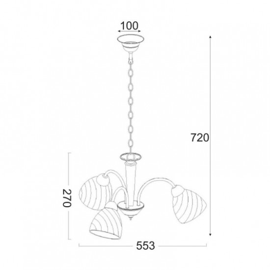 ΚΡΕΜΑΣΤΟ ΧΡΩΜΙΟ ΜΕΤΑΛΛΙΚΟ 3ΧΕ14