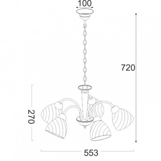 ΚΡΕΜΑΣΤΟ ΧΡΩΜΙΟ ΜΕΤΑΛΛΙΚΟ 5ΧΕ14