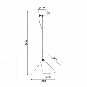 ΚΡΕΜΑΣΤΟ Φ/Σ 2ΧΕ14 ΚΑΦΕ+ΜΠΕΖ ΜΕΤΑΛΛΟ D32ΧΗ120CM 