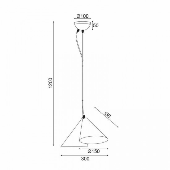 ΚΡΕΜΑΣΤΟ Φ/Σ 2ΧΕ14 ΜΑΥΡΟ+ΓΚΡΙ ΜΕΤΑΛΛΟ D32ΧΗ120CM