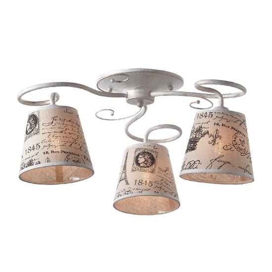 ΟΡΟΦΗΣ Φ/Σ 3ΧΕ14 ΜΕΤΑΛΛΙΚΟ ΛΕΥΚΟ-ΧΡΥΣΟ+ΑΜΠΑΖΟΥΡ Φ58ΧΗ22CM