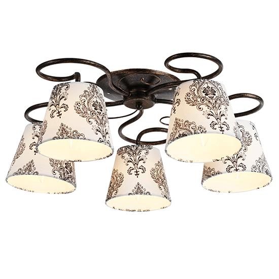 ΟΡΟΦΗΣ Φ/Σ 5ΧΕ14 ΜΕΤΑΛΛΙΚΟ ΜΑΥΡΟ-ΧΡΥΣΟ+ΑΜΠΑΖΟΥΡ Φ58ΧΗ22CM