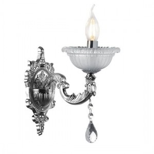 ΕΠΙΤΟΙΧΟ Φ/Σ 1ΧΕ14 ΜΕΤΑΛΛΙΚΟ ΧΡΩΜΙΟ+ΚΡΥΣΤΑΛΛΟ 25Χ13Χ34CM ROMANOFF