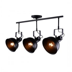 ΟΡΟΦΗΣ Φ/Σ 3ΧΕ27 ΜΕΤΑΛΛΙΚΟ ΜΑΥΡΟ Φ18X80XH41cm