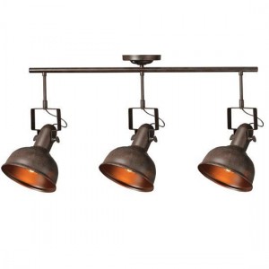 ΟΡΟΦΗΣ Φ/Σ 3ΧΕ27 ΜΕΤΑΛΛΙΚΟ ΣΚΟΥΡΙΑ Φ18X80XH41cm