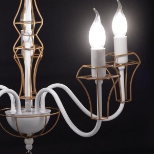 ΚΡΕΜΑΣΤΟ Φ/Σ 5ΧΕ14 ΜΕΤΑΛΛΙΚΟ ΛΕΥΚΟ+ΧΡΥΣΟ ΣΥΡΜΑ Φ55ΧΗ109CM