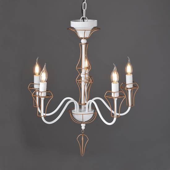 ΚΡΕΜΑΣΤΟ Φ/Σ 5ΧΕ14 ΜΕΤΑΛΛΙΚΟ ΛΕΥΚΟ+ΧΡΥΣΟ ΣΥΡΜΑ Φ55ΧΗ109CM