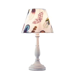 ΕΠΙΤΡΑΠΕΖΙΟ Φ/Σ 1ΧΕ14 ΜΕΤΑΛΛΟ ΛΕΥΚΟ-ΜΩΒ+ΑΜΠΑΖΟΥΡ ΦΤΕΡΑ Φ28ΧΗ53CM