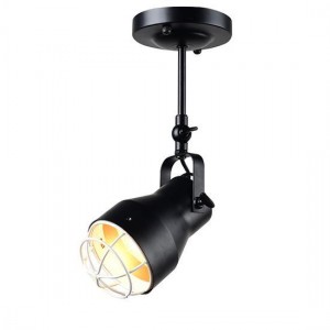 ΟΡΟΦΗΣ Φ/Σ 1ΧΕ27 ΜΕΤΑΛΛΙΚΟ ΜΑΥΡΟ ΠΛΕΓΜΑ ΛΕΥΚΟ Φ10XH36cm