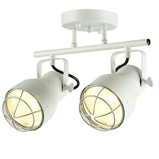 ΟΡΟΦΗΣ Φ/Σ 2ΧΕ27 ΜΕΤΑΛΛΙΚΟ ΛΕΥΚΟ ΠΛΕΓΜΑ ΑΣΗΜΙ Φ10Χ30XH28cm