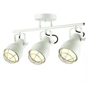 ΟΡΟΦΗΣ Φ/Σ 3ΧΕ27 ΜΕΤΑΛΛΙΚΟ ΛΕΥΚΟ ΠΛΕΓΜΑ ΑΣΗΜΙ Φ10Χ50XH28cm 