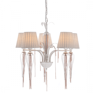 ΚΡΕΜΑΣΤΟ Φ/Σ5ΧΕ14ΜΕΤΑΛ ΛΕΥΚΟ-ΧΡΥΣΟ+ΑΜΠΑΖΟΥΡ+ΓΥΑΛΙ+ΑΛΥΣΙΔΑ ROSEGOLD Φ61ΧΗ102 