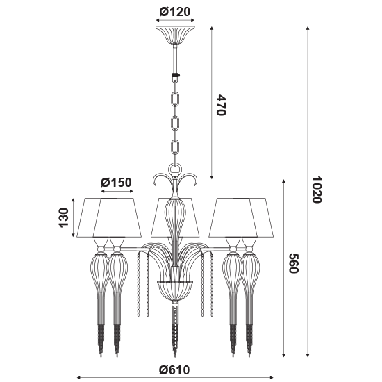 ΚΡΕΜΑΣΤΟ Φ/Σ5ΧΕ14ΜΕΤΑΛ ΛΕΥΚΟ-ΧΡΥΣΟ+ΑΜΠΑΖΟΥΡ+ΓΥΑΛΙ+ΑΛΥΣΙΔΑ ROSEGOLD Φ61ΧΗ102