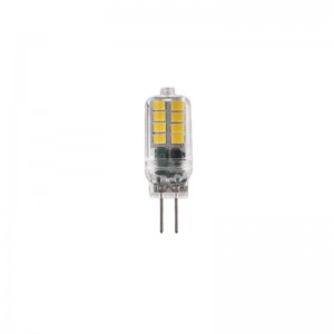 LED SMD G4 2W 3000K 12V AC/DC 180LM RA80 30000H 360° PLASTIC CLEAR