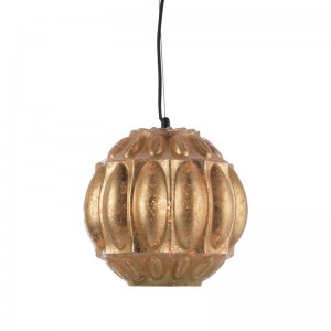 CAPRI ΚΡΕΜΑΣΤΟ ΦΩΤΙΣΤΙΚΟ 1ΦΩΤΟ ΓΥΑΛΙ ΦΥΛΛΑ ΧΡΥΣΟΥ Φ25xΗ120cm