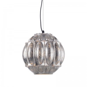 CAPRI ΚΡΕΜΑΣΤΟ ΦΩΤΙΣΤΙΚΟ 1ΦΩΤΟ ΓΥΑΛΙ ΑΣΗΜΙ Φ25xΗ120cm