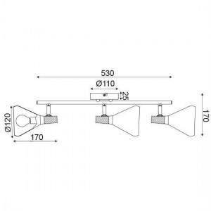 ΕΠΙΤΟΙΧΟ Φ/Σ 3ΧΕ14 ΜΕΤΑΛΛΙΚΟ ΛΕΥΚΟ+ΞΥΛΟ Φ12Χ53Χ17CM