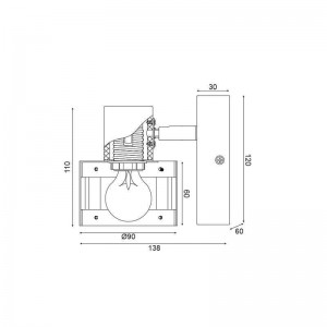 ΕΠΙΤΟΙΧΟ Φ/Σ 1ΧΕ14 ΞΥΛΟ+ΛΕΥΚΟ ΜΕΤΑΛΛΟ 12Χ14Χ12CM