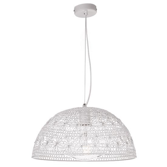 ΚΡΕΜΑΣΤΟ Φ/Σ 1ΧΕ27 ΛΕΥΚΟ ΥΦΑΣΜΑ & ΜΕΤΑΛΛΟ Φ40ΧΗ120CM