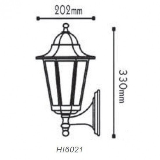 ΦΑΝΑΡΙ ΤΟΙΧΟΥ ΜΑΥΡΟ ΙΡ44 Ε27 60W ΠΑΝΩ-ΦΩΤΙΣΤΙΚΟ ΦΑΝΑΡΙ ΕΞΩΤΕΡΙΚΟΥ ΧΩΡΟΥ-