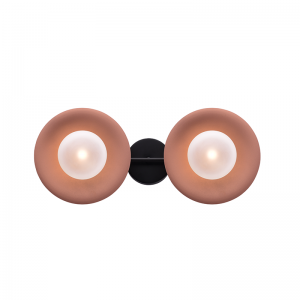 CALMA ΕΠΙΤΟΙΧΙΟ ΦΩΤΙΣΤΙΚΟ 2ΦΩΤΟ ΜΕΤΑΛΛΟ ΧΑΛΚΙΝΟ 20x47x18cm