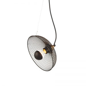 OMIROS ΚΡΕΜΑΣΤΟ ΦΩΤΙΣΤΙΚΟ 1ΦΩΤΟ ΜΕΤΑΛΛΟ ΜΑΥΡΟ 24x13xΗ125cm