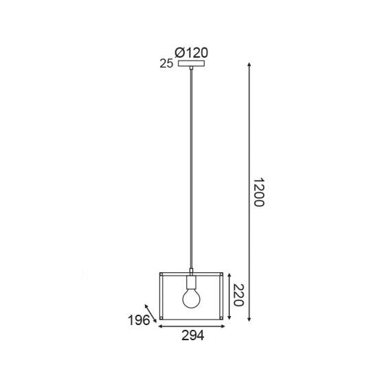 TAKIS ΚΡΕΜΑΣΤΟ ΦΩΤΙΣΤΙΚΟ 1ΦΩΤΟ ΜΕΤΑΛΛΟ ΜΑΥΡΟ 29x20xH120cm