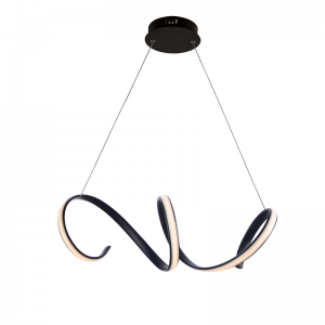 HELLO ΚΡΕΜΑΣΤΟ ΦΩΤΙΣΤΙΚΟ LED ΑΛΟΥΜΙΝΙΟ ΜΑΥΡΟ 64x22xΗ120CM