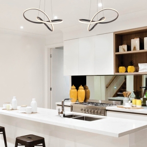 SIERRA ΚΡΕΜΑΣΤΟ ΦΩΤΙΣΤΙΚΟ LED ΑΛΟΥΜΙΝΙΟ ΜΑΥΡΟ 48x44xΗ120CM