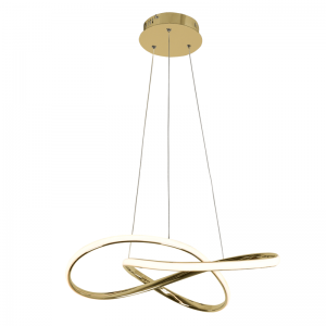 SIERRA ΚΡΕΜΑΣΤΟ ΦΩΤΙΣΤΙΚΟ LED ΑΛΟΥΜΙΝΙΟ ΧΡΥΣΟ 48x44xΗ120CM