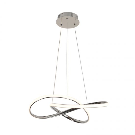 SIERRA ΚΡΕΜΑΣΤΟ ΦΩΤΙΣΤΙΚΟ LED ΑΛΟΥΜΙΝΙΟ ΑΣΗΜΙ 48x44xΗ120CM