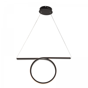 KLASMA ΚΡΕΜΑΣΤΟ ΦΩΤΙΣΤΙΚΟ LED ΑΛΟΥΜΙΝΙΟ ΜΑΥΡΟ 64x17xΗ120CM