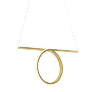 KLASMA ΚΡΕΜΑΣΤΟ ΦΩΤΙΣΤΙΚΟ LED ΑΛΟΥΜΙΝΙΟ ΧΡΥΣΟ 64x17xΗ120CM