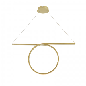 KLASMA ΚΡΕΜΑΣΤΟ ΦΩΤΙΣΤΙΚΟ LED ΑΛΟΥΜΙΝΙΟ ΧΡΥΣΟ 88x17xΗ120CM