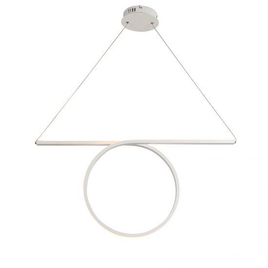 KLASMA ΚΡΕΜΑΣΤΟ ΦΩΤΙΣΤΙΚΟ LED ΑΛΟΥΜΙΝΙΟ ΛΕΥΚΟ 88x17xΗ120CM