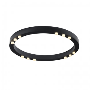 CIRCUS ΦΩΤΙΣΤΙΚΟ ΟΡΟΦΗΣ LED ΑΛΟΥΜΙΝΙΟ ΜΑΥΡΟ D65xΗ6,5CM